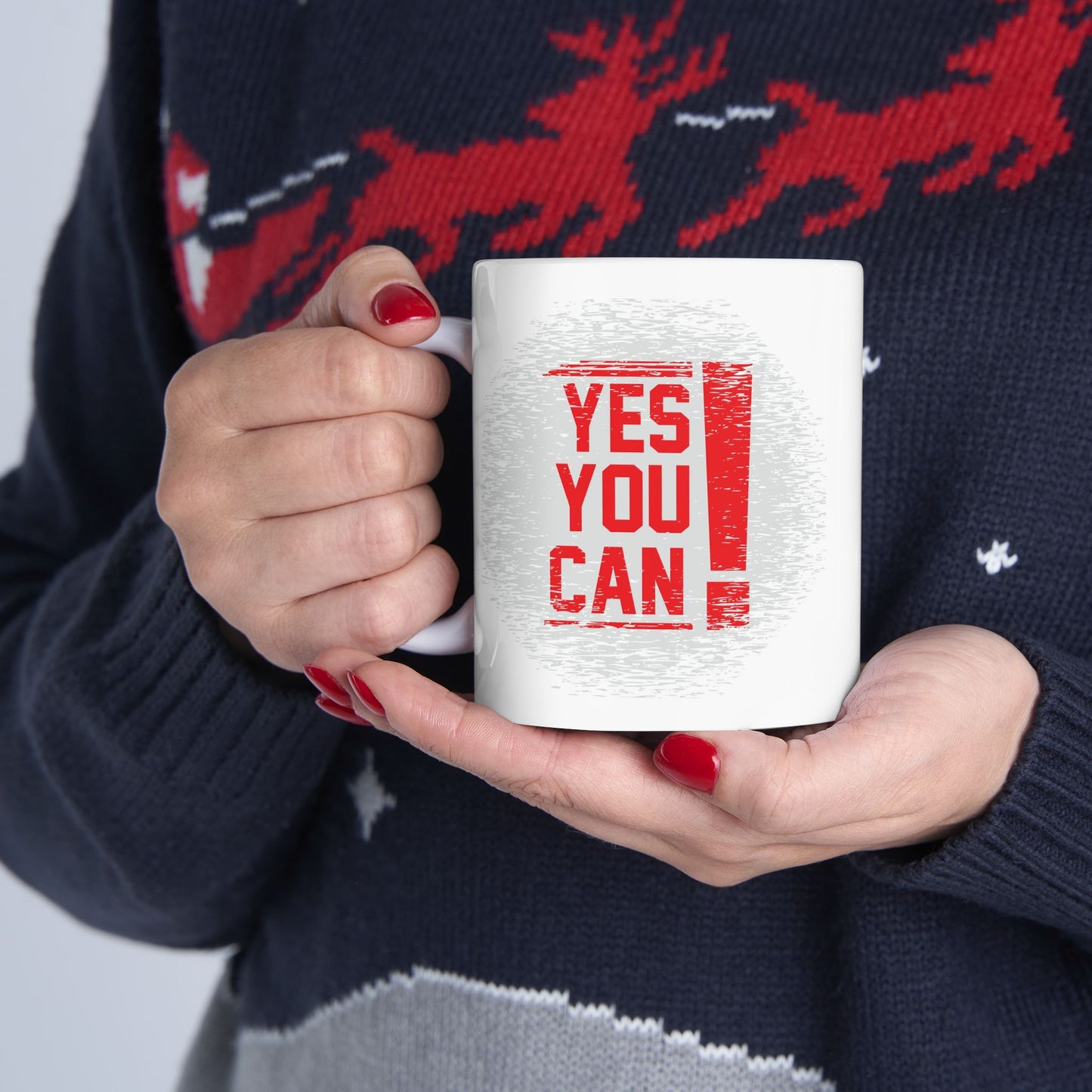Motivation Mug - Yes You Can Exclamation