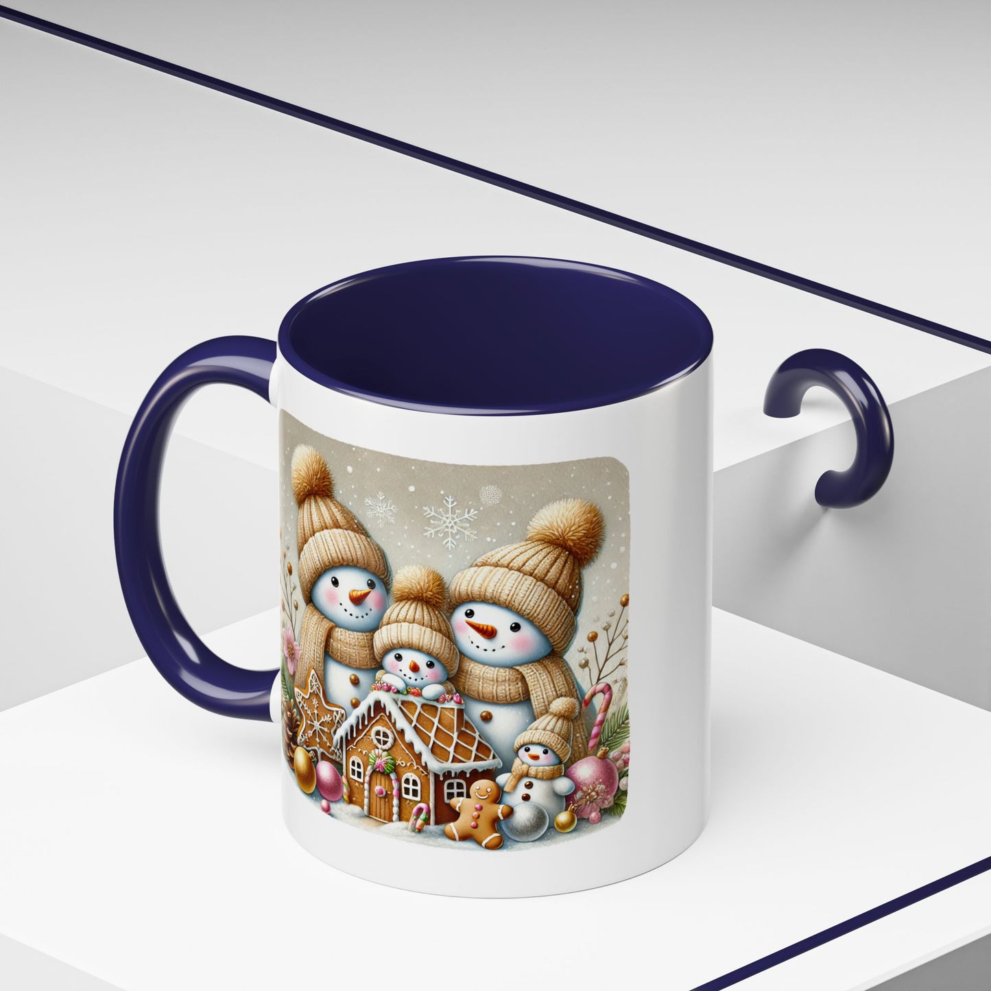 Christmas Mug - Gingerbread Snowman Family 2