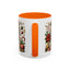 Christmas Mug - Snowman with Christmas Decorations