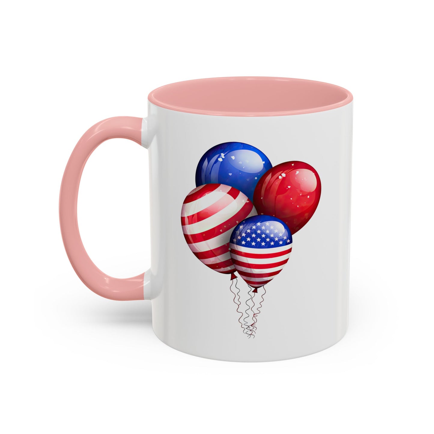 4th of July Mug - American Balloons