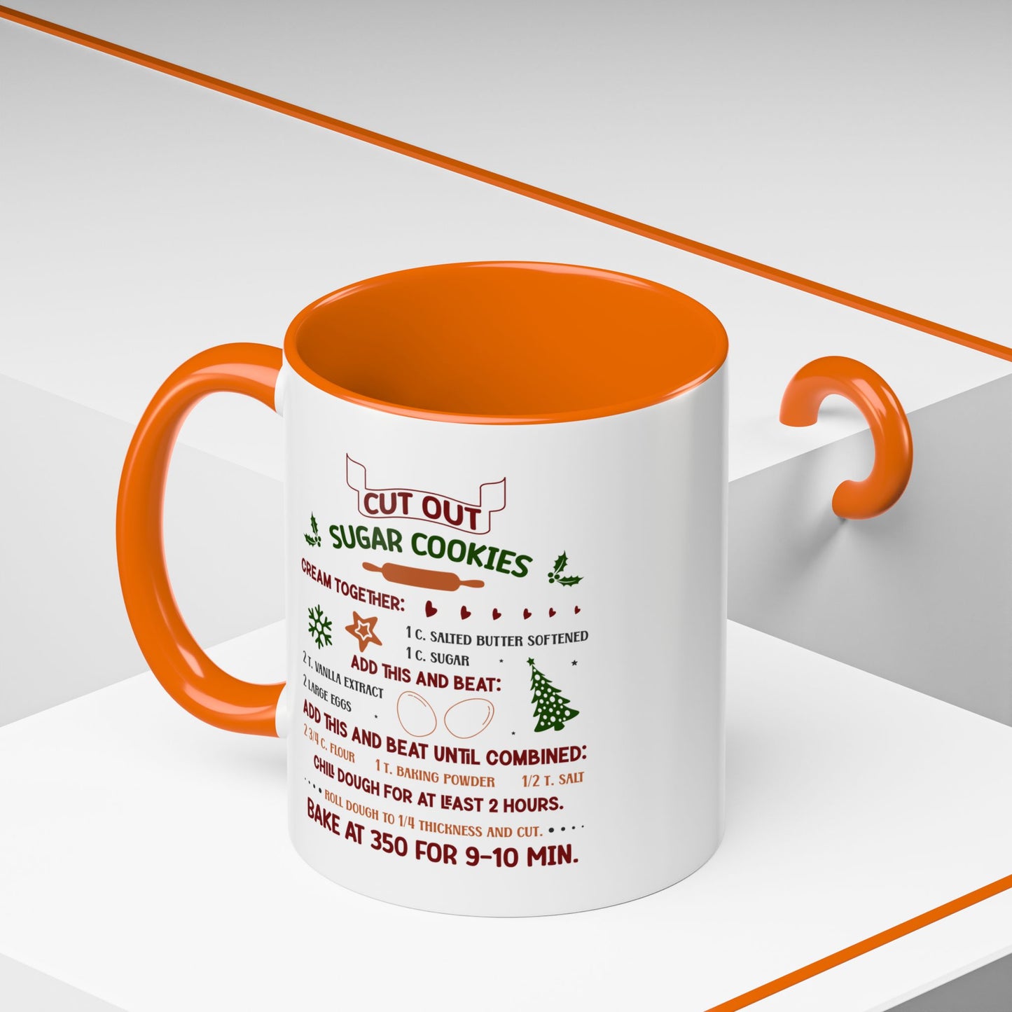 Christmas Mug - Cut Out Sugar Cookies Recipe