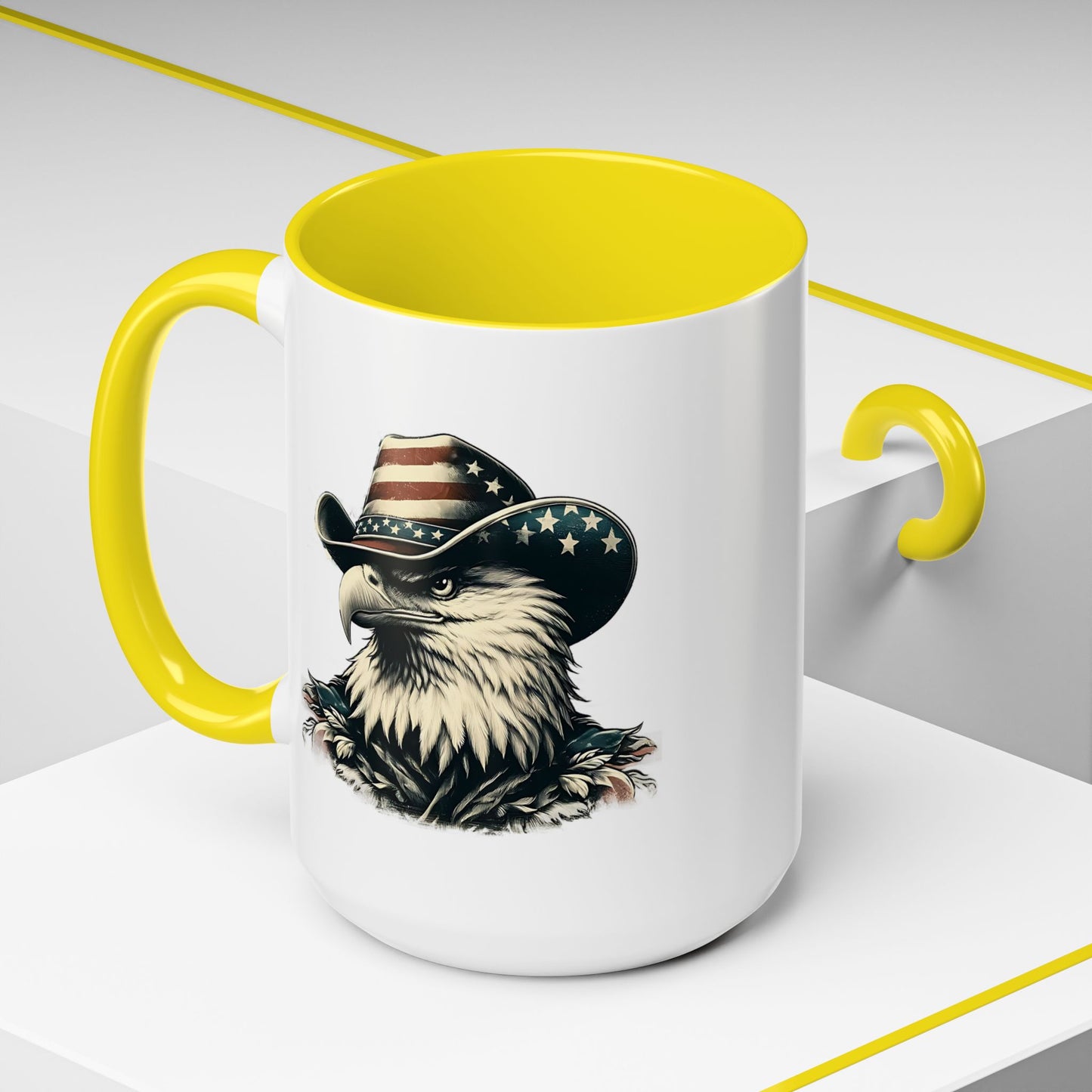 4th of July Mug - American Bald Eagle Flag 5