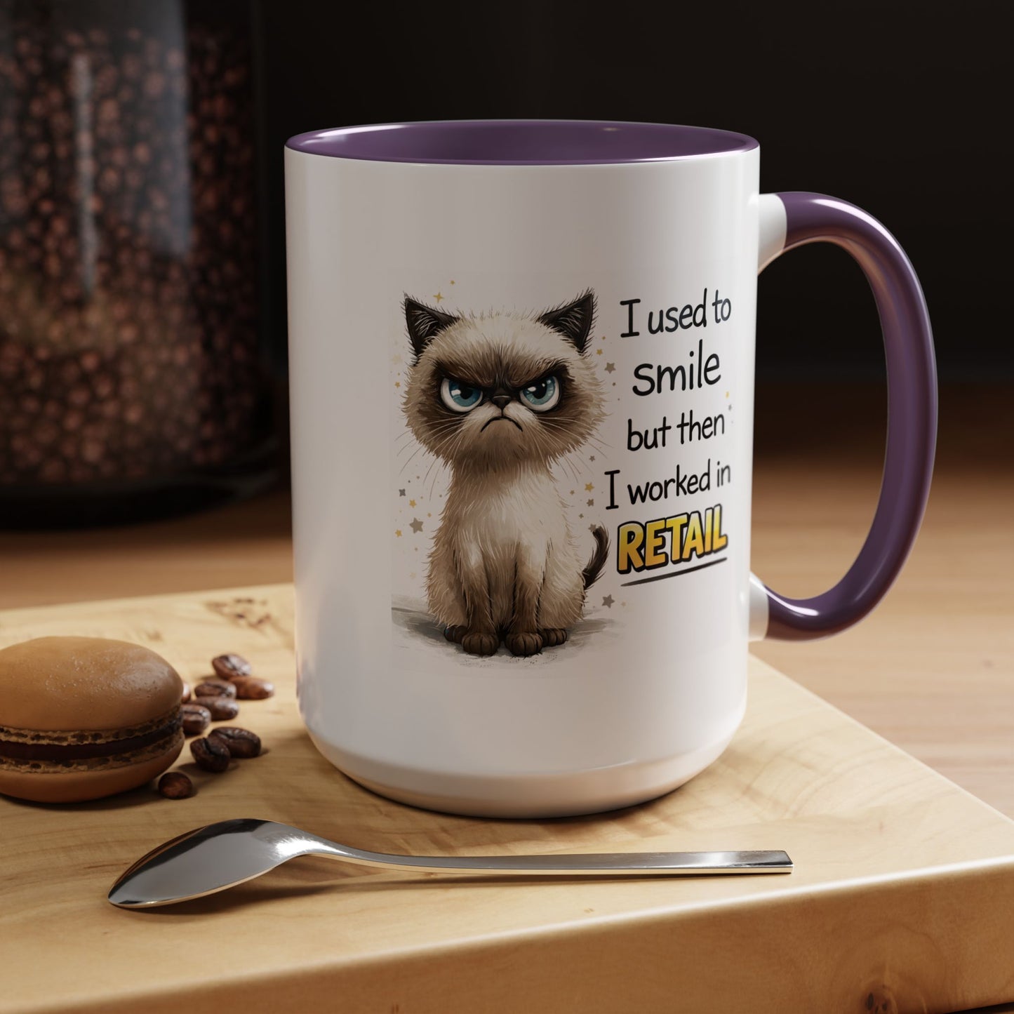 Humor Mug - I Used To Smile