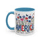 4th of July Mug - Floral America Patriotic