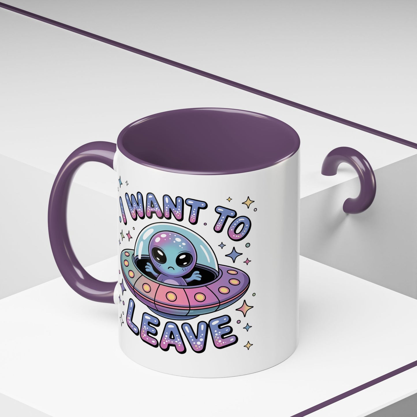 Alien Mug - I Want To Leave