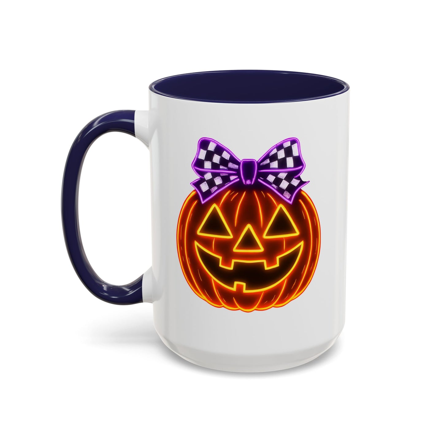 Halloween Mug - Purple Bow's Pumpkin