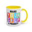 Wellness Mug - Make Yourself a Priority Colored Blocks