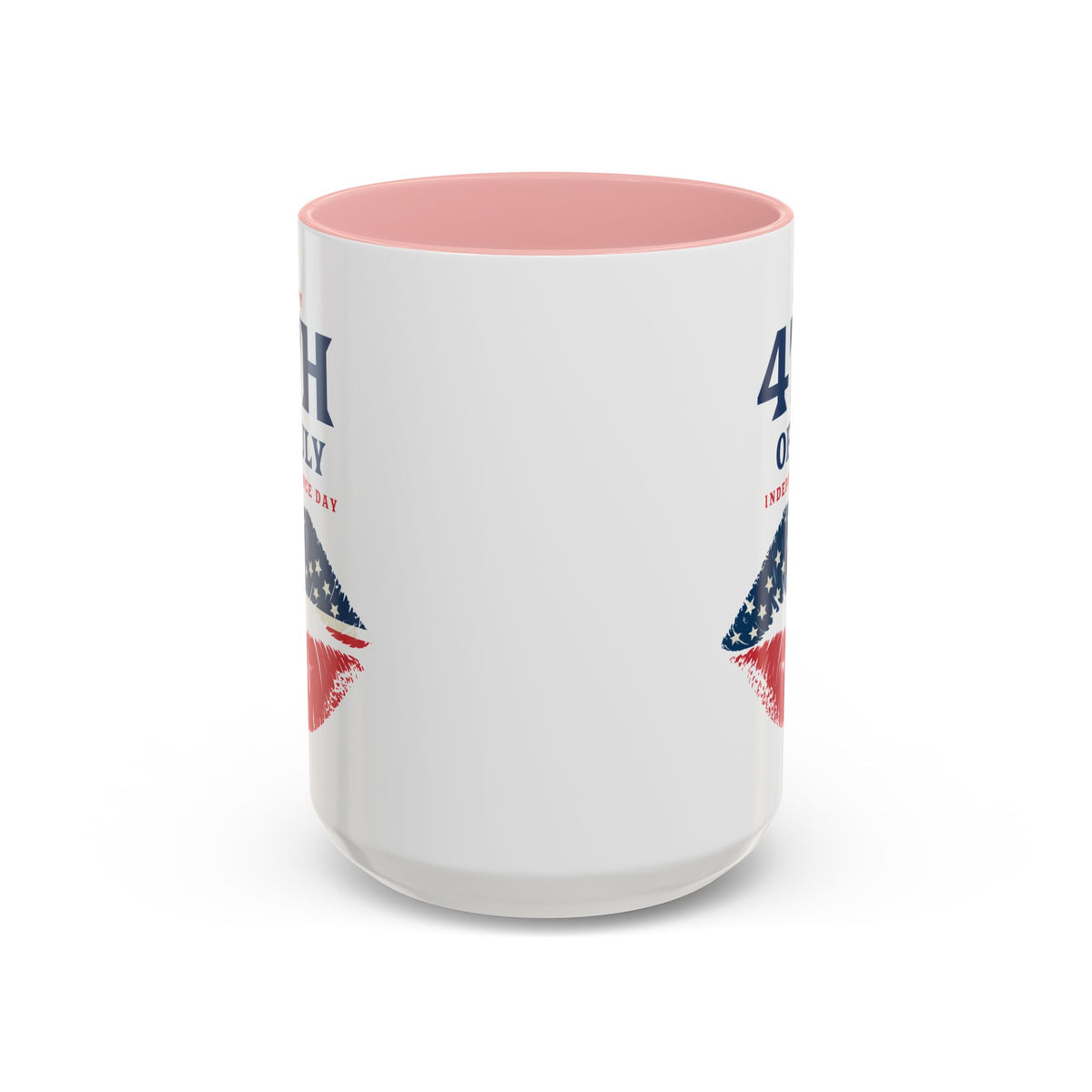 4th of July Mug - Happy 4th of July Flag Lips