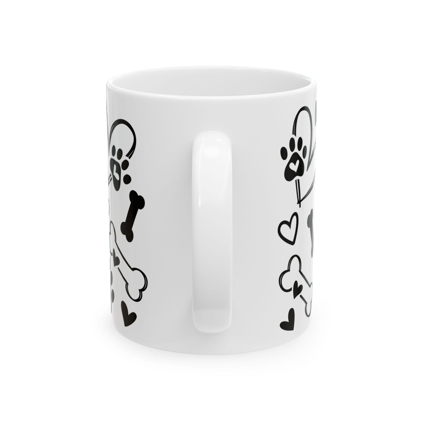 Animal Mug - Dog Paws & Bones