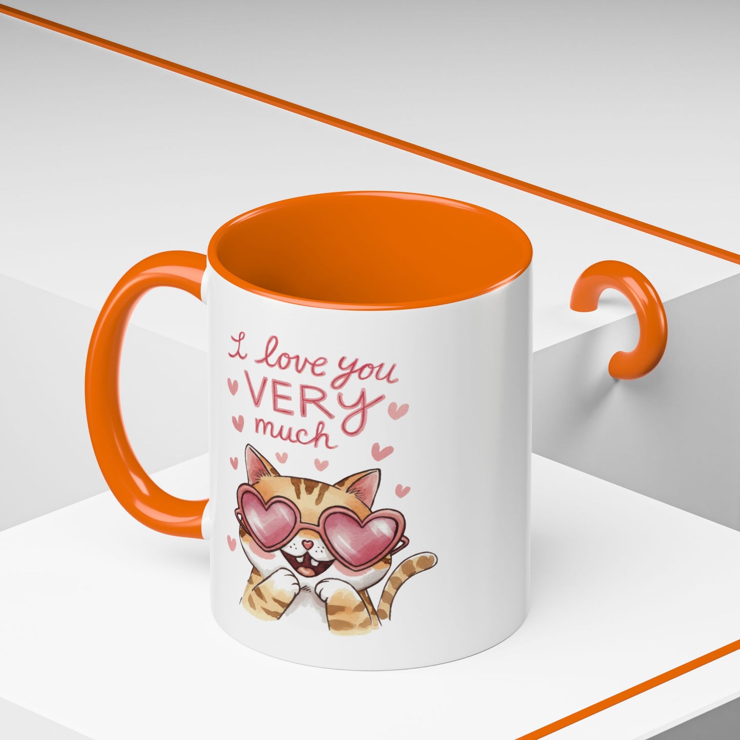 Valentine's Day Mug - I Love You Cat