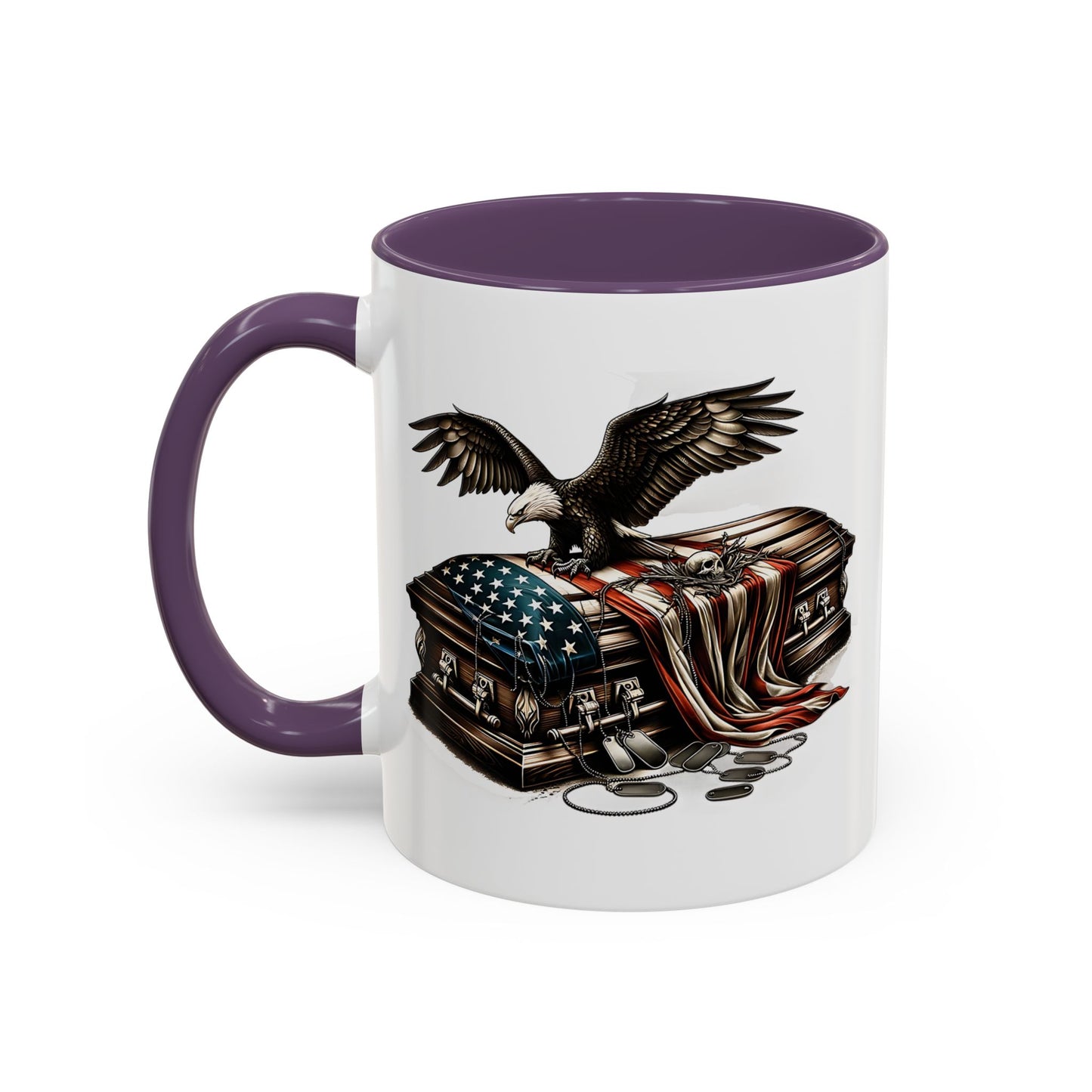 4th of July Mug - American Bald Eagle Fallen Soldier