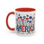 4th of July Mug - Floral America Patriotic