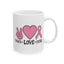 Support Mug - Peace Love Cure