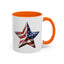 4th of July Mug - American Flag Star 3