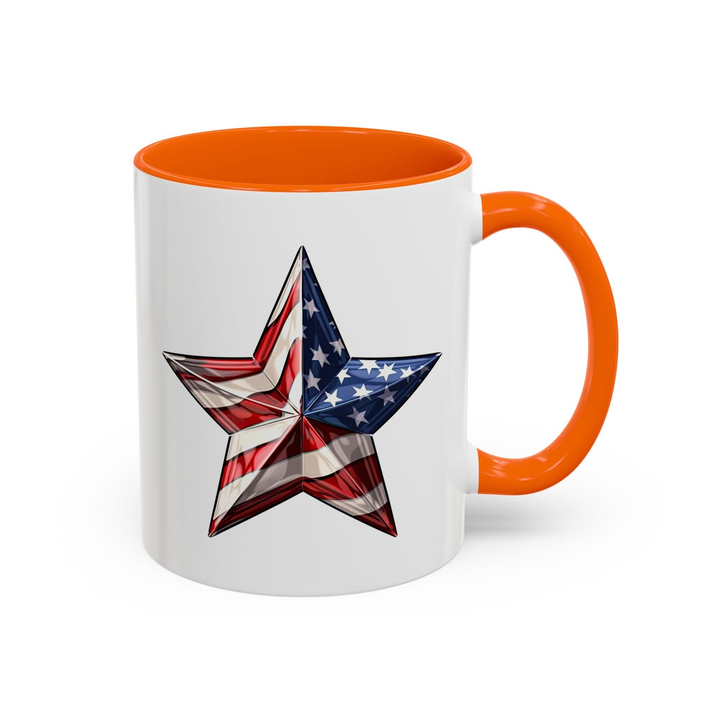 4th of July Mug - American Flag Star 3