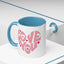 Valentine's Day Mug - Love You Heart Lettering