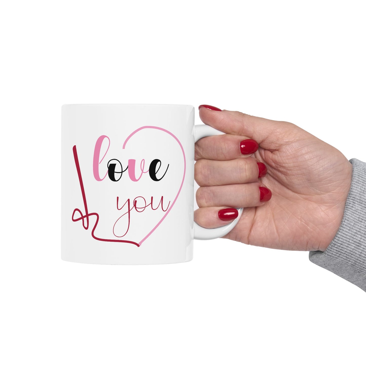 Anniversary Mug - I Love You Graphic