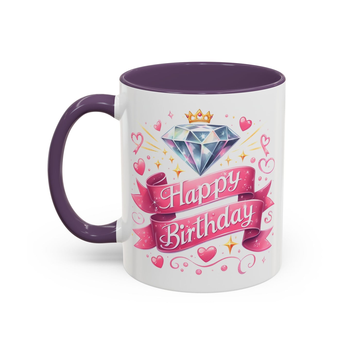 Birthday Mug - Diamond Crown