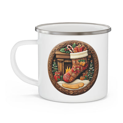 Christmas Mug - Christmas Stocking Plaque