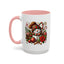 Christmas Mug - Red and Green Snowman 2