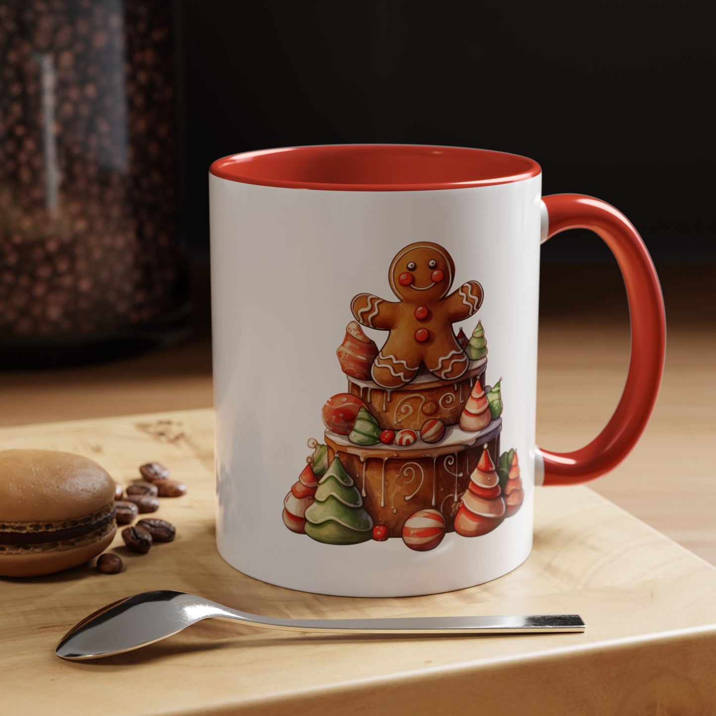 Christmas Mug - Gingerbread Man Cake