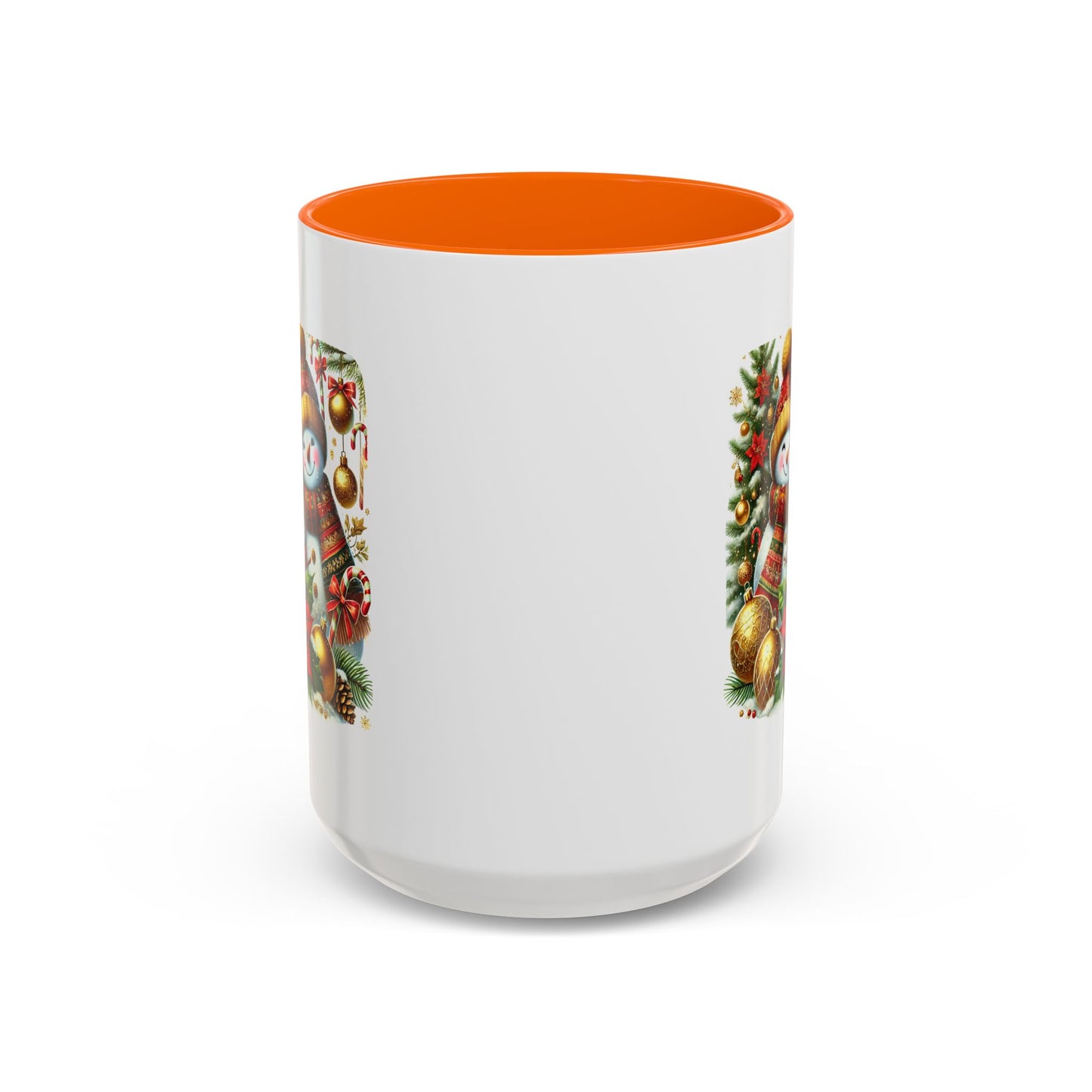 Christmas Mug - Gold Snowman Family 2