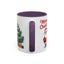 Christmas Mug - Merry Christmas Red Text Santa Tree Presents