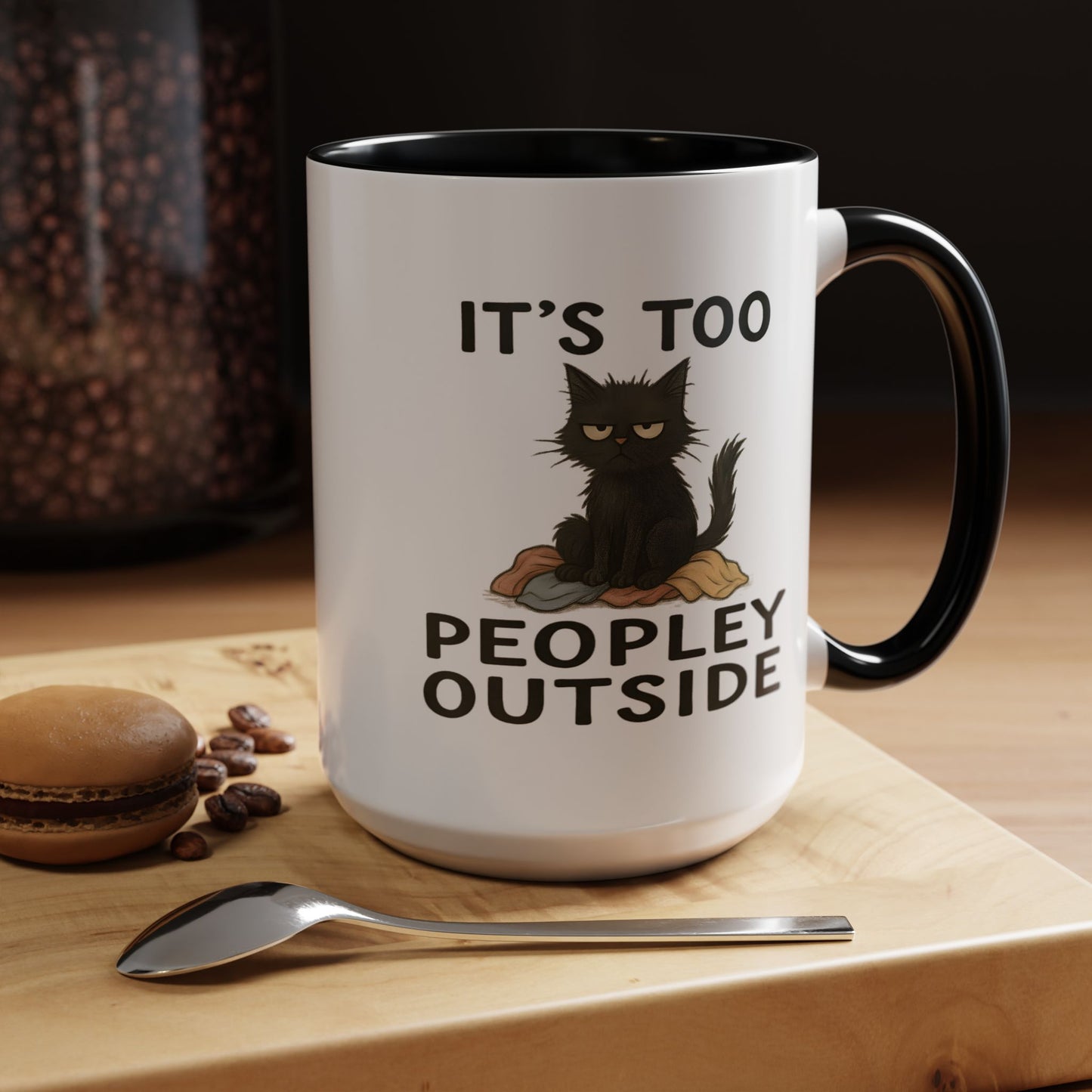 Animal Mug - It's Too Peopley Outside