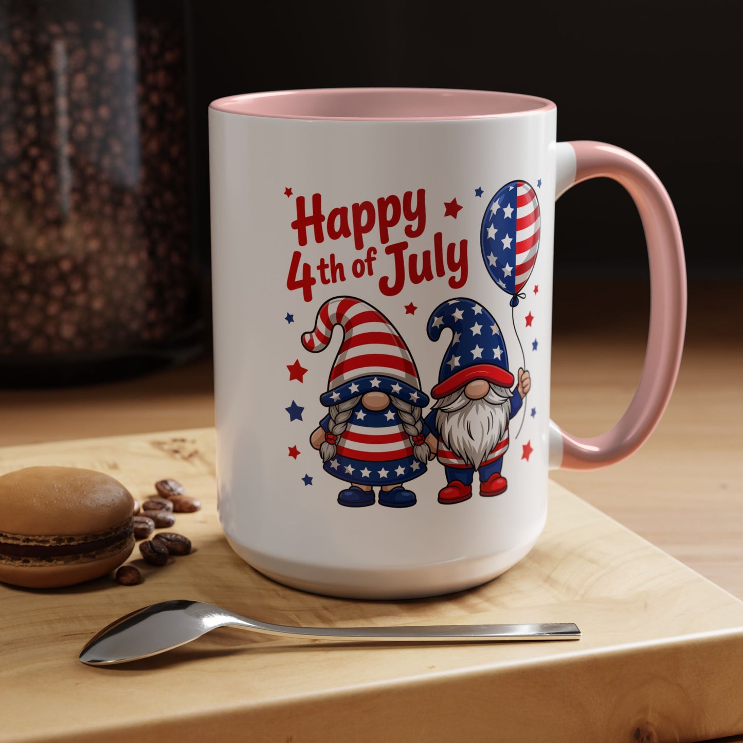4th of July Mug - Happy 4th of July Gnomes