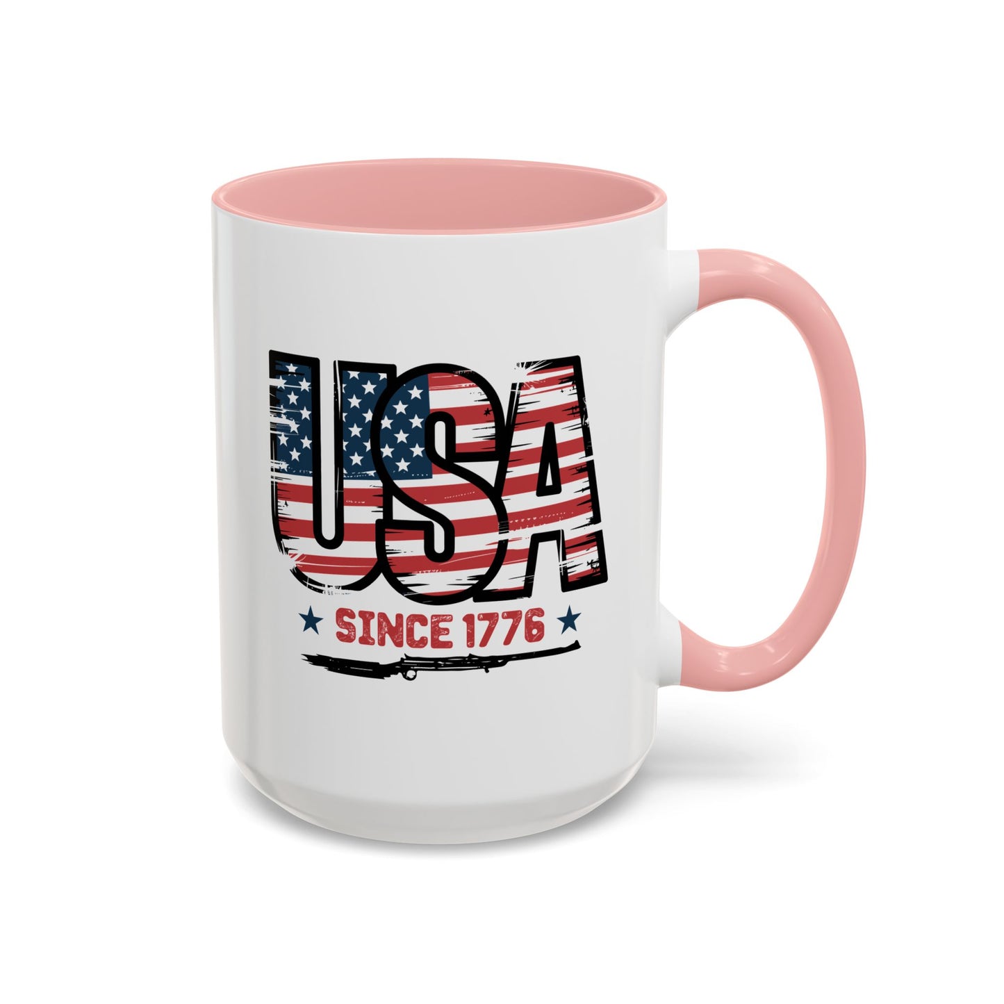 4th of July Mug - USA Since 1776 Gun