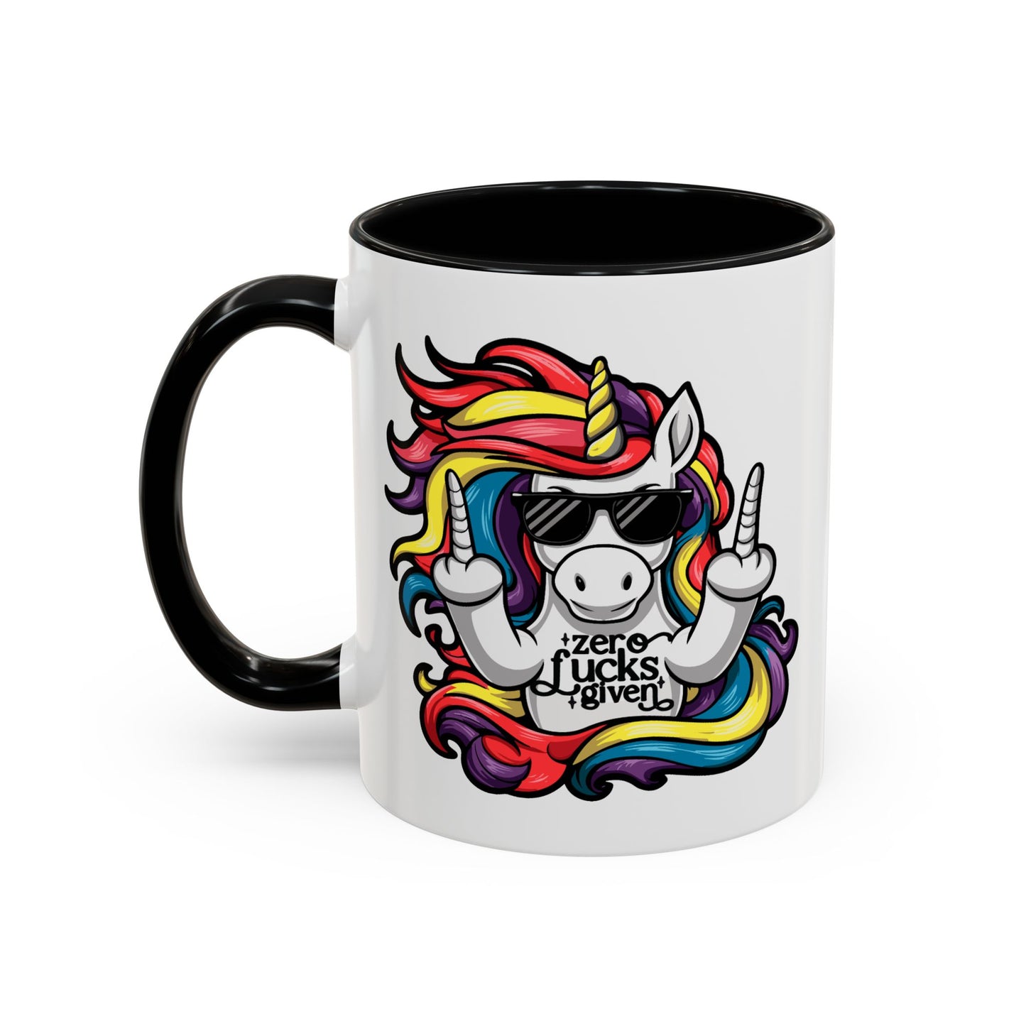 Adult Mug - Zero Fucks Given Unicorn