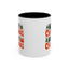 Christmas Mug - Green & Red Text Tree Presents