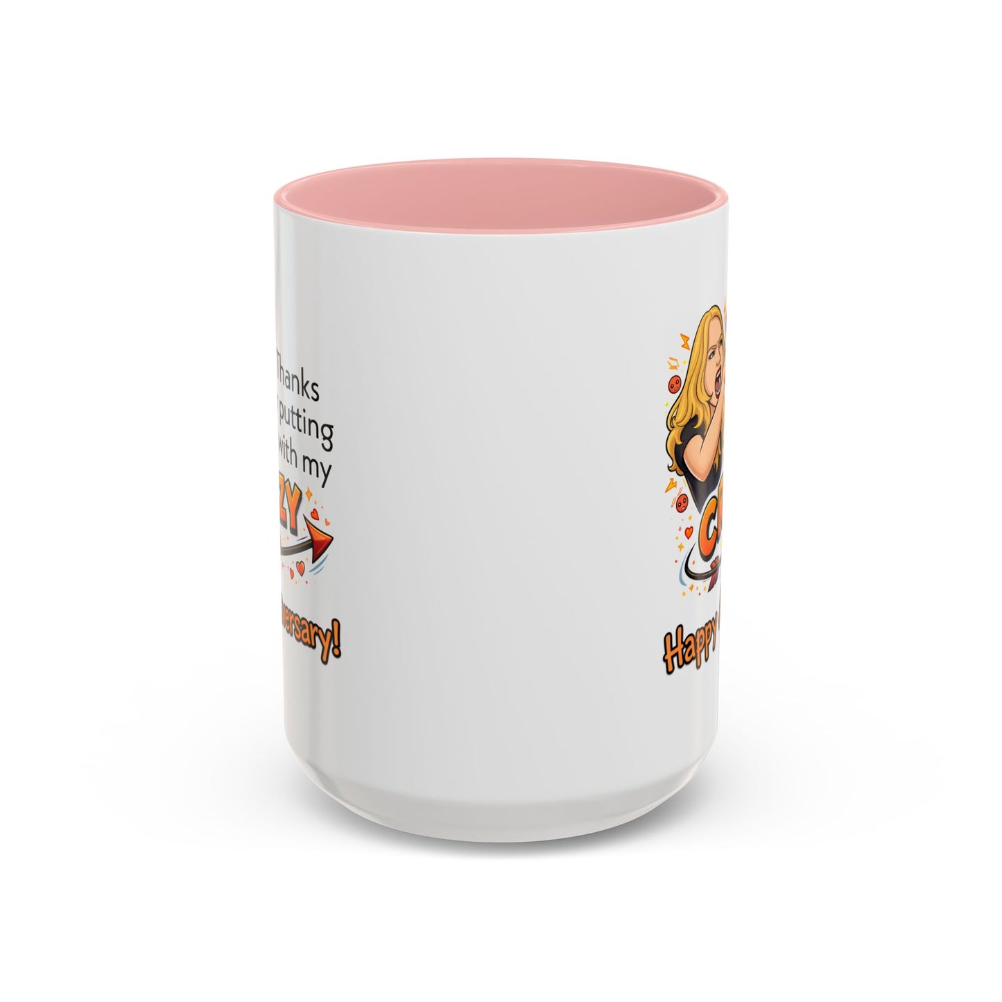 Anniversary Mug - Thanks For Putting Up
