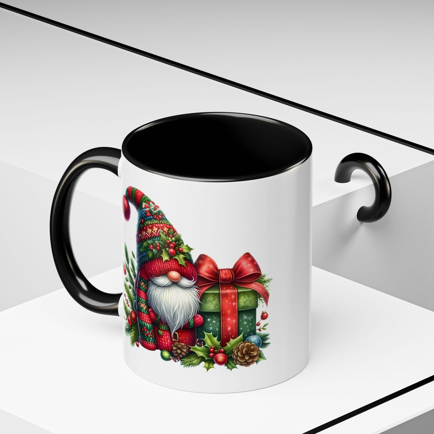 Christmas Mug - Gnome and Present