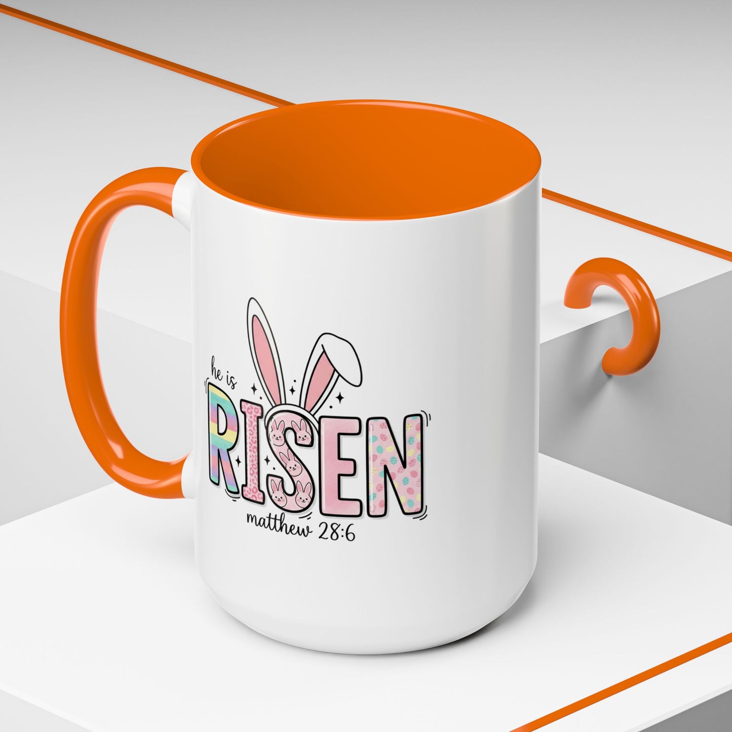 Easter Mug - He Is Risen Bunny