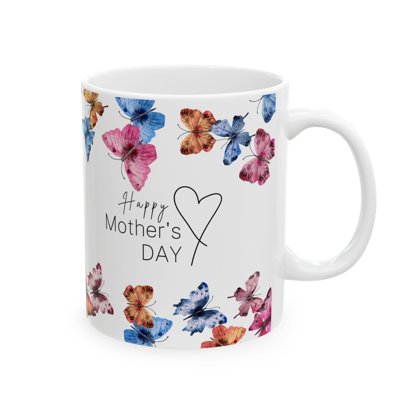 Mother's Day Mug - Happy Mother's Day Butterflies