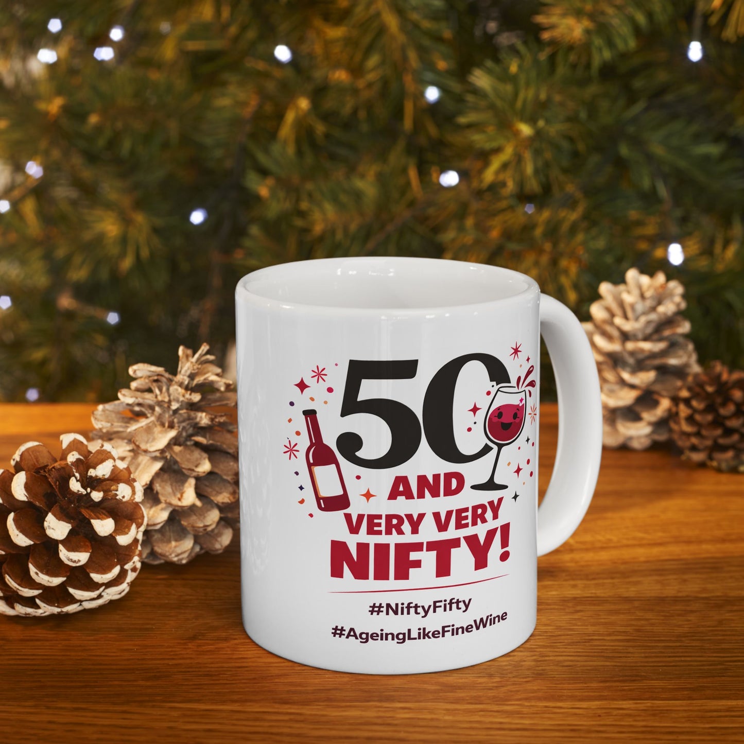 Birthday Mug - 50 and Very Very Nifty