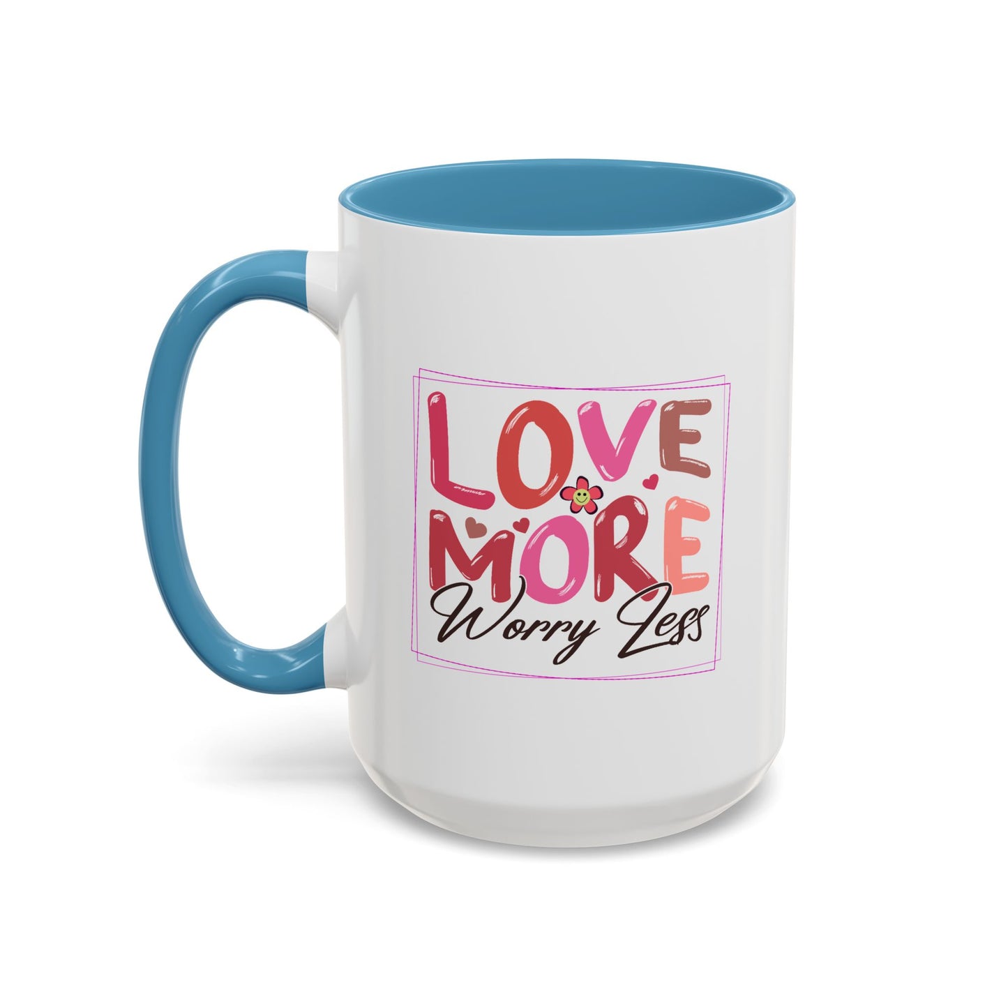Wellness Mug - Love More Worry Less Frame