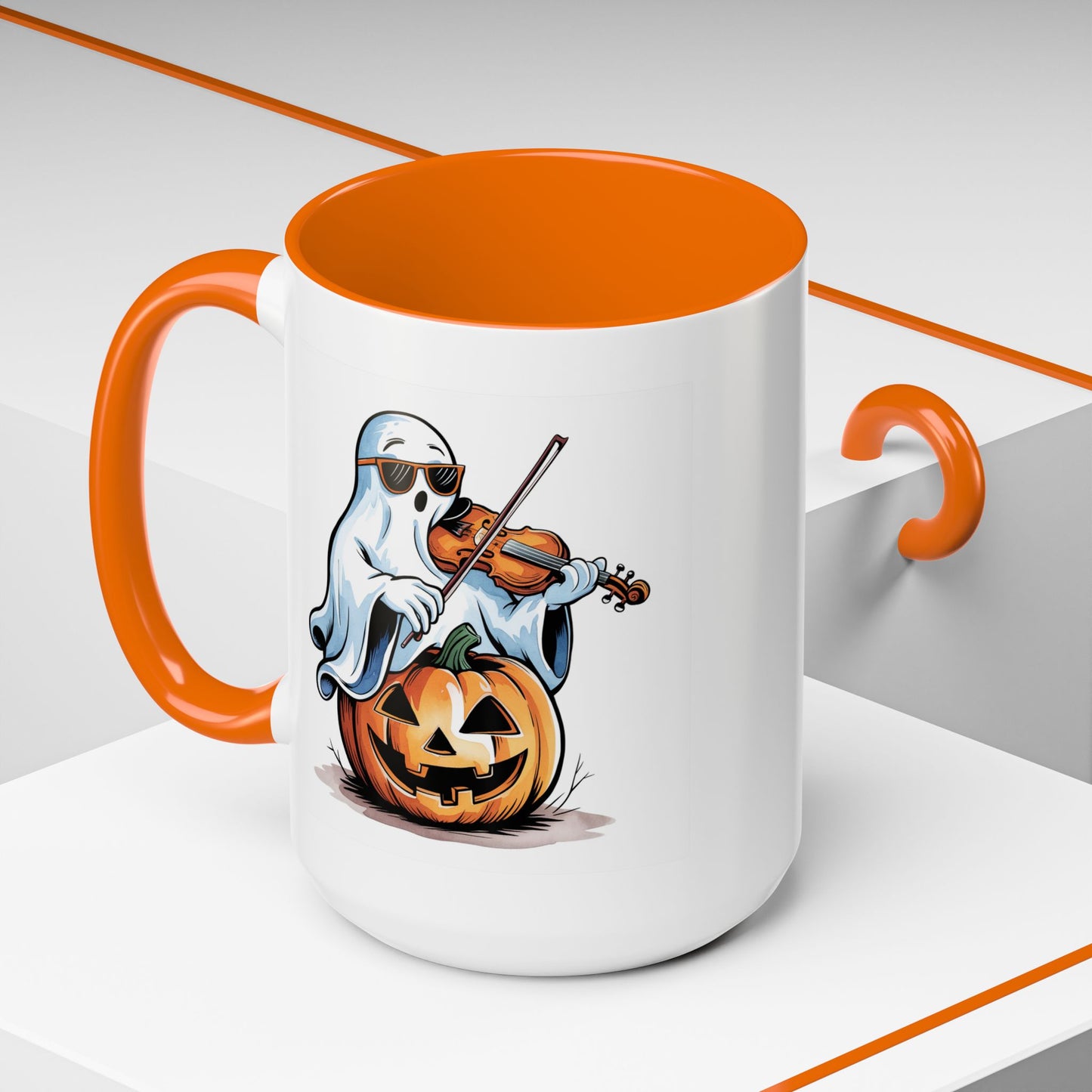 Halloween Mug - Violin Playing Ghost
