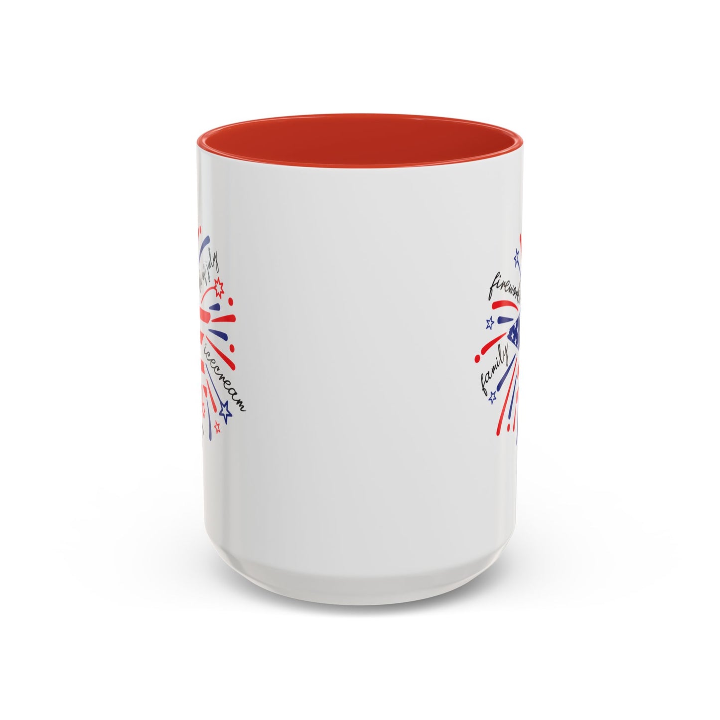 4th of July Mug - Star Flag Fireworks