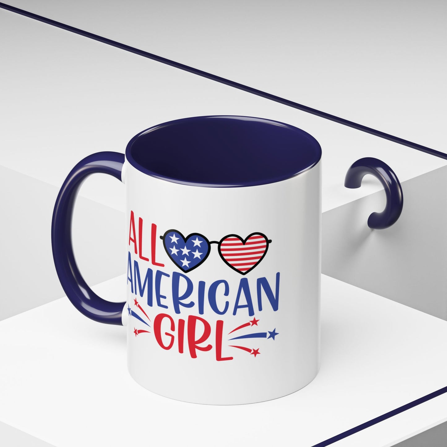4th of July Mug - All American Girl