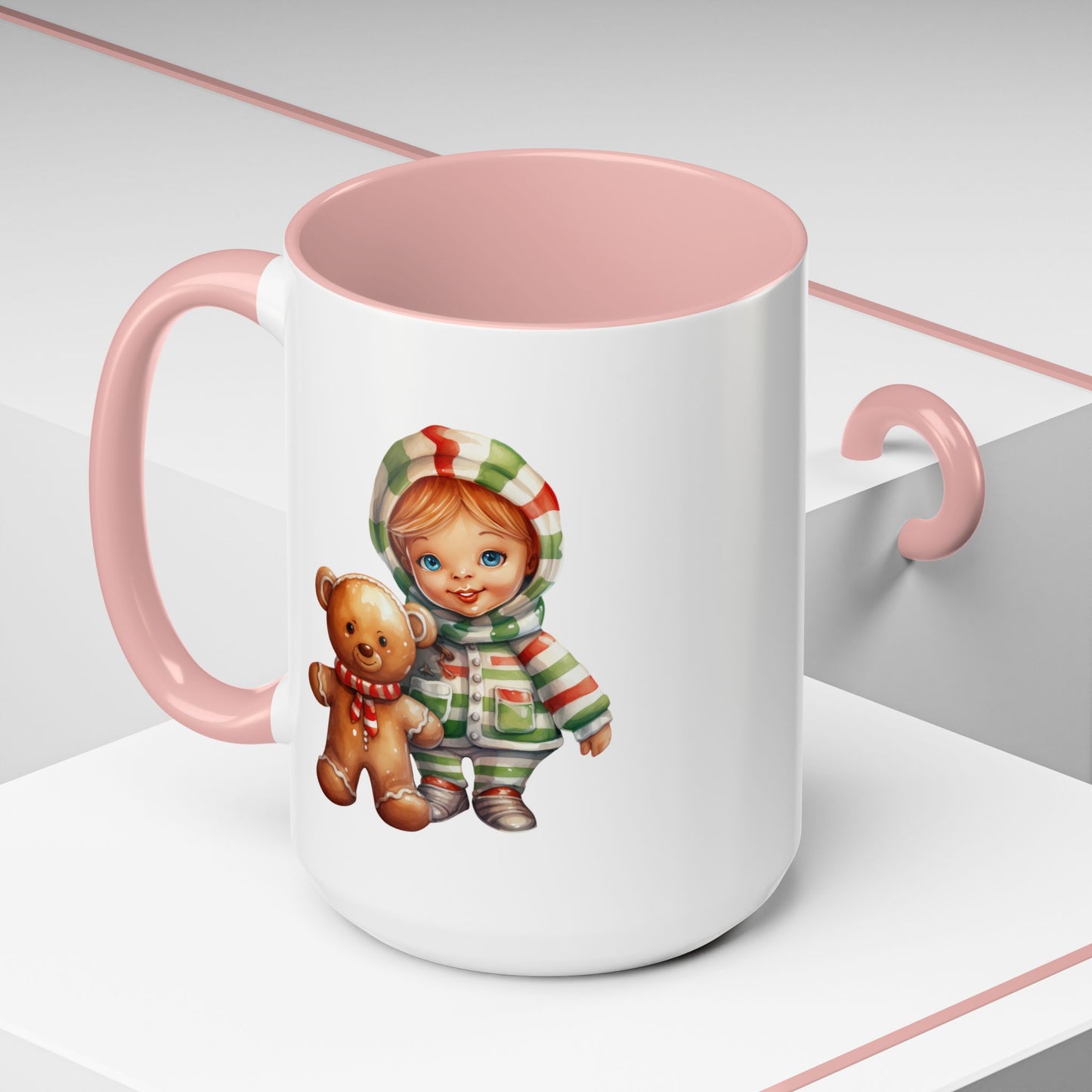 Christmas Mug - Gingerbread Man & Girl