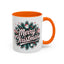 Christmas Mug - Merry Christmas White & Red Embossed Text
