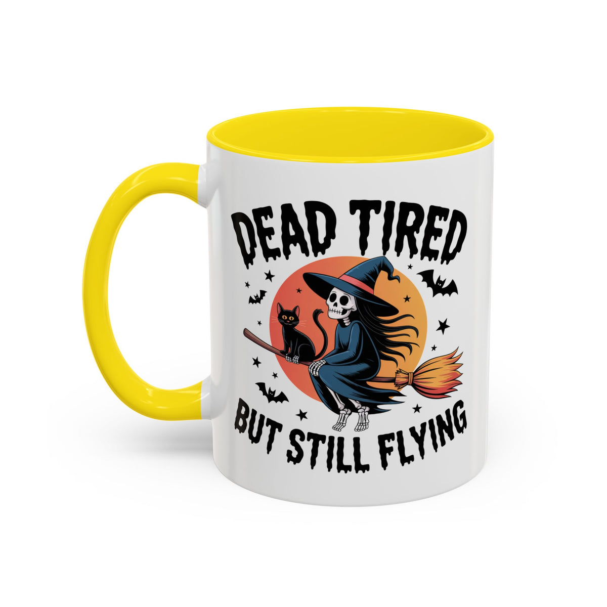 Humor Mug - Dead Tired But Still Flying
