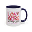 Wellness Mug - Love More Worry Less Frame