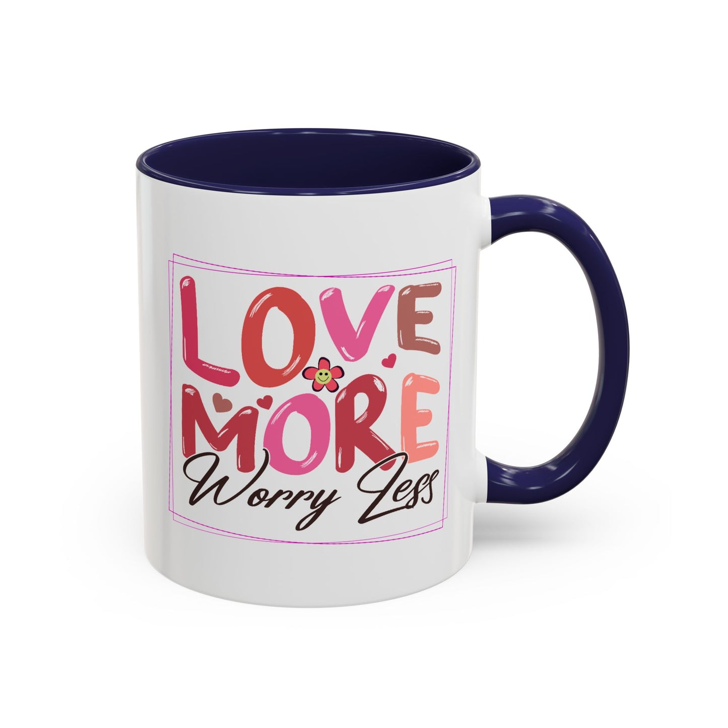 Wellness Mug - Love More Worry Less Frame