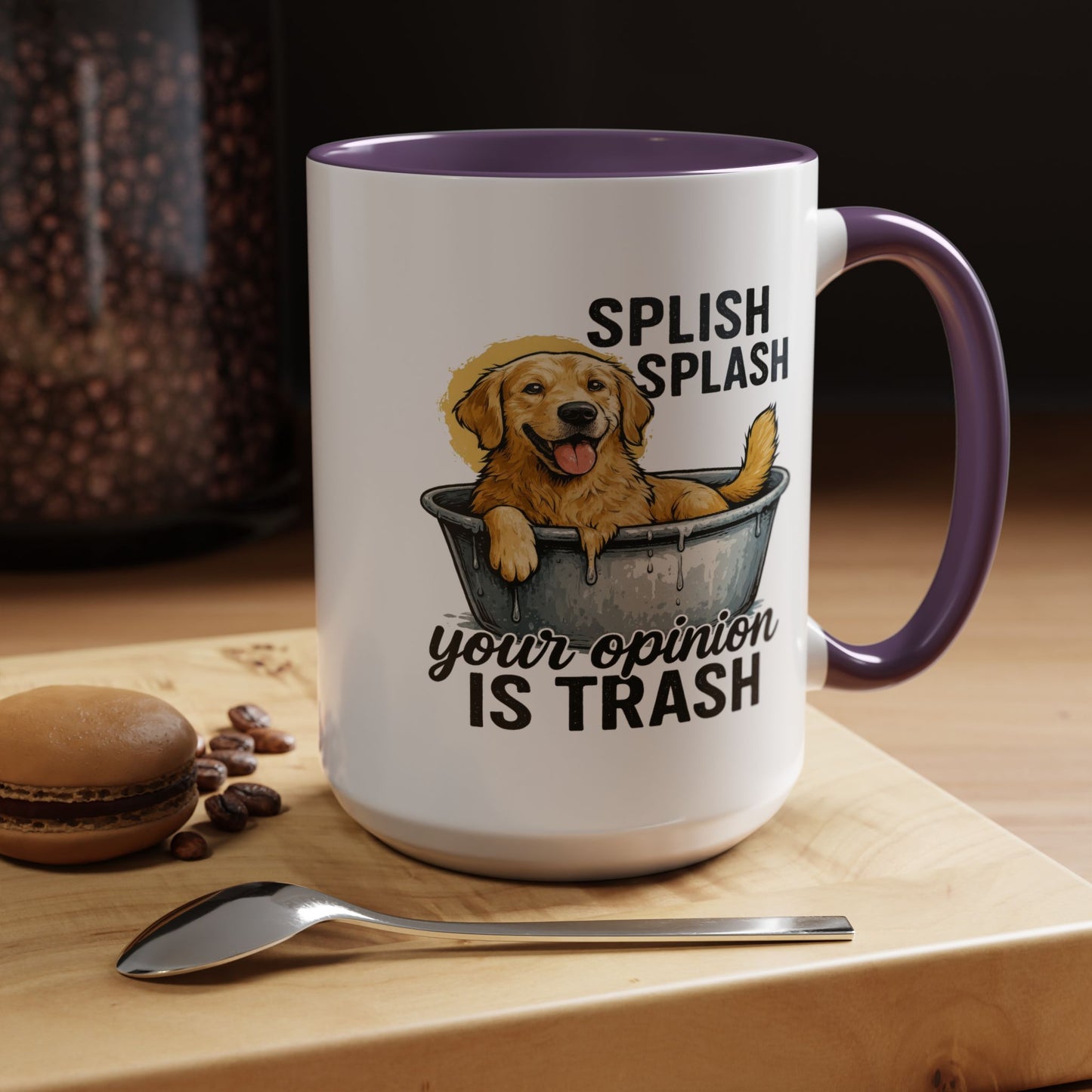 Animal Mug - Splish Splash Your Opinion Is Trash