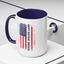 4th of July Mug - Happy Birthday America Flag