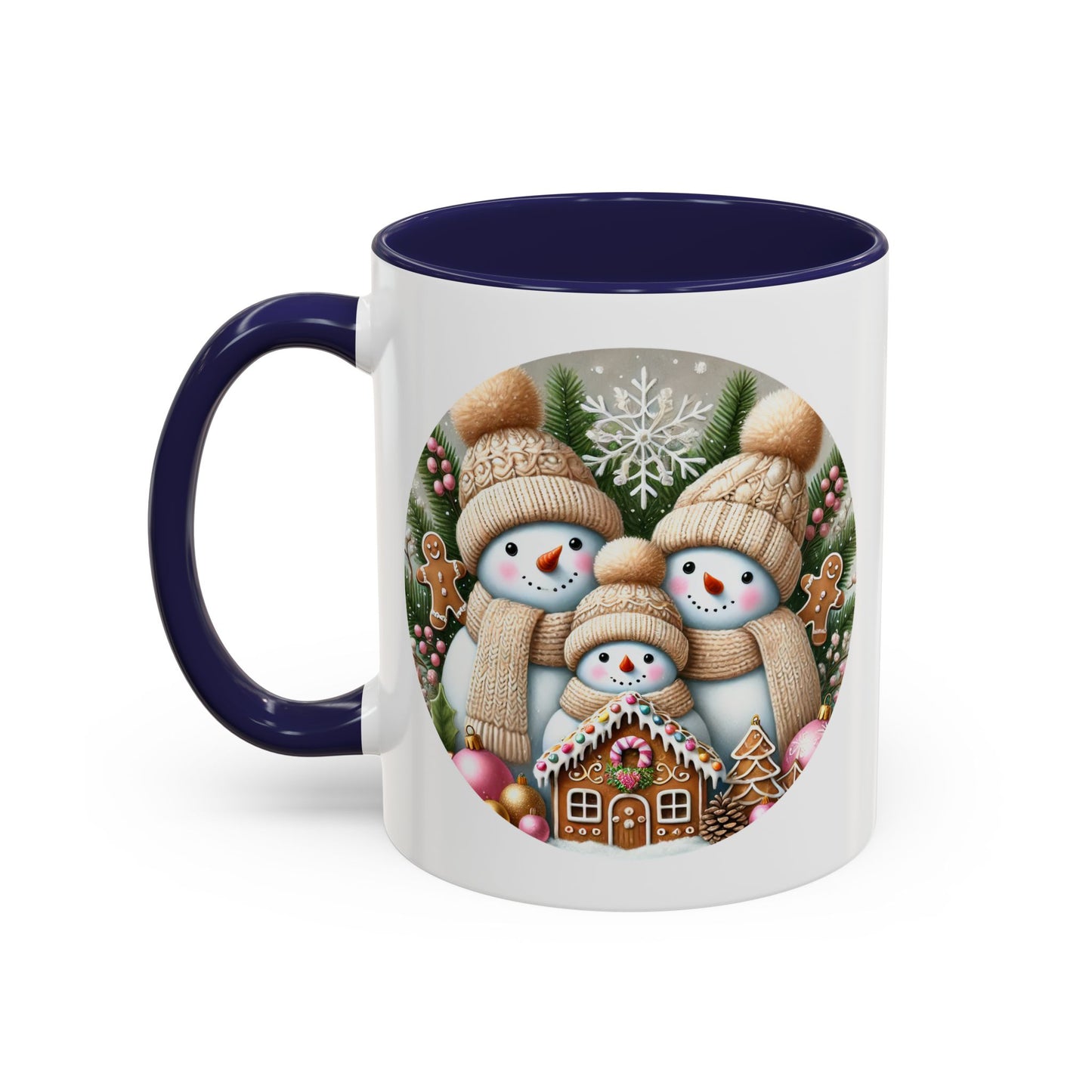 Christmas Mug - Gingerbread Snowman Family