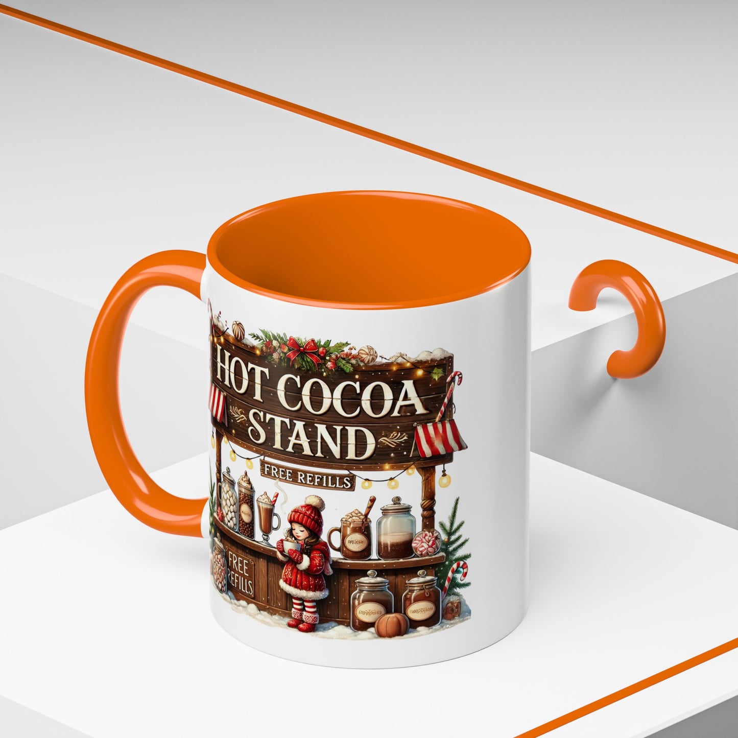 Christmas Mug - Hot Cocoa Stand Free Refills